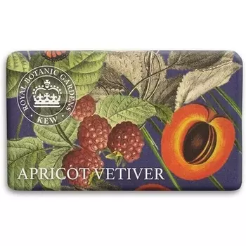 Kew Gardens Apricot Vetiver Luxury Soap Веганское мыло для тела 240 г The English Soap Company