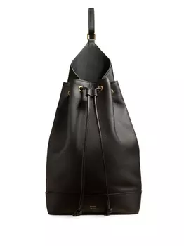 KHAITE The Medium Greta leather backpack, черный