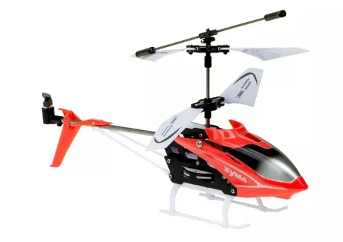 Kik, радиоуправляемый автомобиль RC Вертолет SYMA S5 3CH красный ikonka
