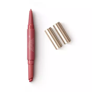 KIKO Milano, Beauty Essentials 2-в-1 Стойкая матовая помада и карандаш, матовая помада и карандаш, стойкие до 8 часов 05 Восстанавливающая вишня, 0,9 г