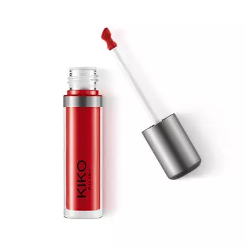 KIKO Milano, Жидкая помада Lasting Matte Veil Lip Color, Матовая жидкая помада 12 Crimson Red, 4 мл