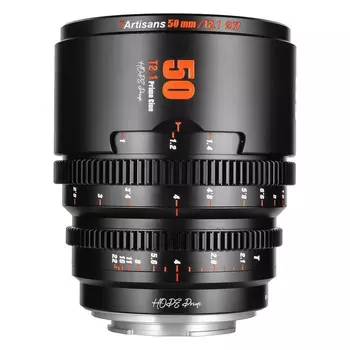 Кинообъектив 7Artisans Hope 50mm T2.1 S35 Cine Lens, Fujifilm X Mount, черный