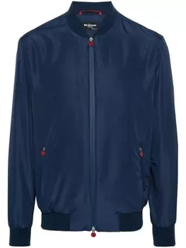 Kiton бомбер на молнии, синий