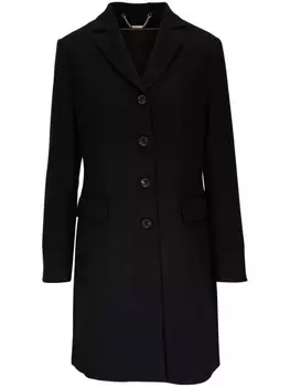 Kiton кашемировое пальто, черный
