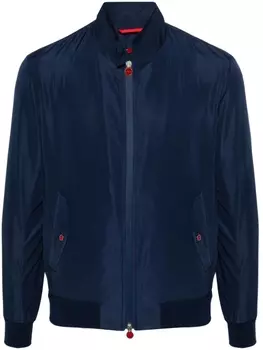 Kiton легкая куртка на молнии, синий