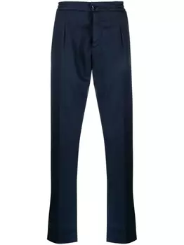 Kiton прямые брюки, синий