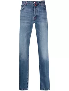 Kiton прямые джинсы, синий