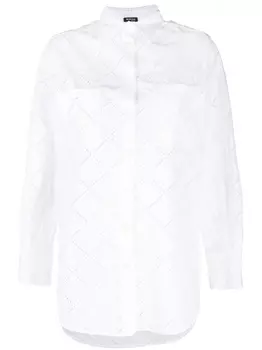 Kiton рубашка с длинными рукавами, белый