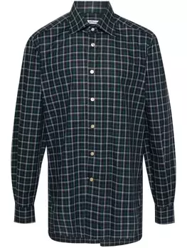 Kiton рубашка в клетку, зеленый
