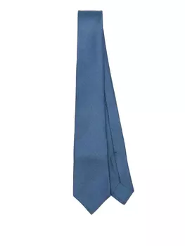Kiton шелковый галстук, синий