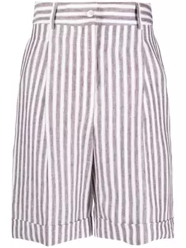 Kiton шорты в полоску, белый