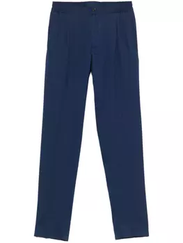 Kiton зауженные брюки, синий