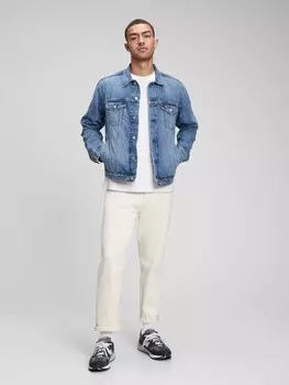 Классическая джинсовая куртка Gap, синий