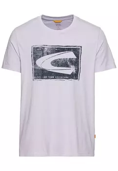 Классическая футболка CAMEL ACTIVE Shirt, сиреневый