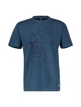 Классическая футболка LERROS Shirt, ночной синий