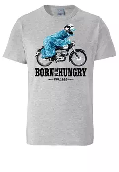 Классическая футболка LOGOSHIRT Shirt, пятнистый серый