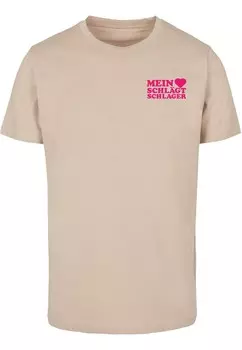Классическая футболка Merchcode Shirt, бежевый