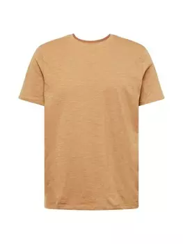 Классическая футболка SELECTED HOMME Shirt SLHASPEN, светло-коричневый