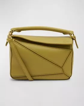 Классическая мини-сумка-сэтчел Puzzle Loewe