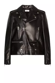 Классическая мотоциклетная куртка Saint Laurent, черный