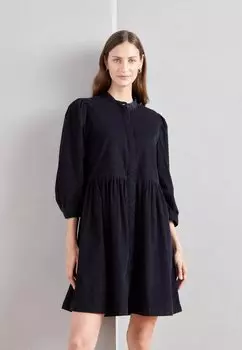 Классическая рубашка Esprit WALE DRESS, черный
