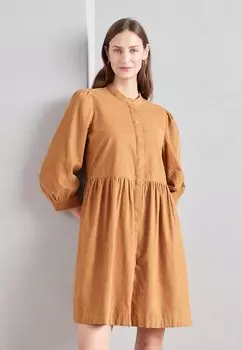 Классическая рубашка Esprit WALE DRESS, карамель