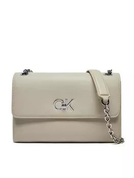 Классическая сумка Calvin Klein, экрю