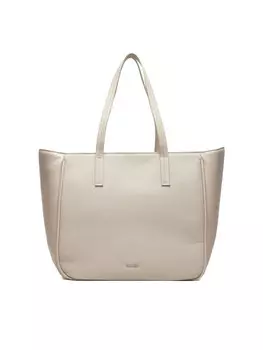Классическая сумка Ck Refine Md Shopper Braid Calvin Klein, серый