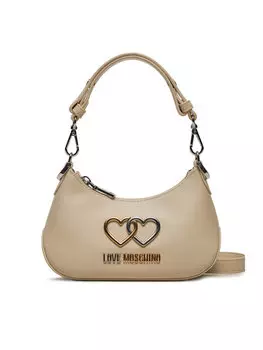 Классическая сумка LOVE MOSCHINO, бежевый