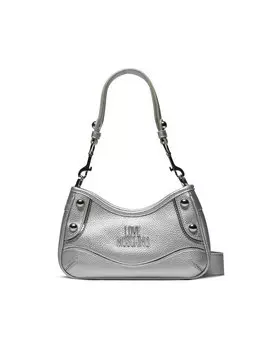 Классическая сумка LOVE MOSCHINO, серебро