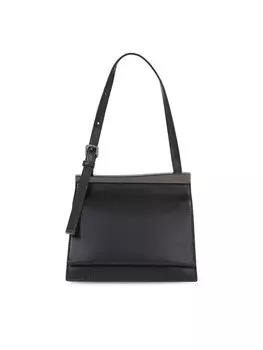Классическая сумка Metal Edge Shldr Bag Sm W/ Flap Calvin Klein, черный