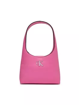 Классическая сумка Minimal Monogram Shoulder Bag Calvin Klein, розовый