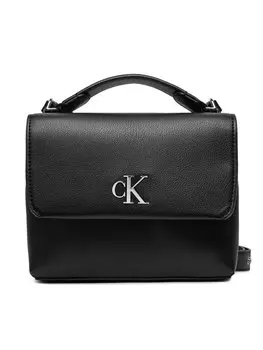 Классическая сумка Minimal Monogram Top Handle22 Calvin Klein, черный