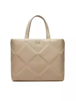Классическая сумка Quilt Calvin Klein, бежевый