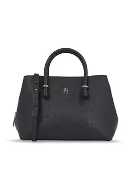 Классическая сумка Th Emblem Satchel Tommy Hilfiger, черный