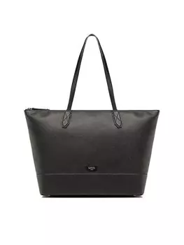 Классическая сумка W Zip Tote Bag Lancel, черный