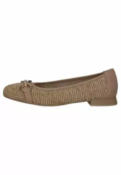 Классические балетки Caprice, цвет bark comb