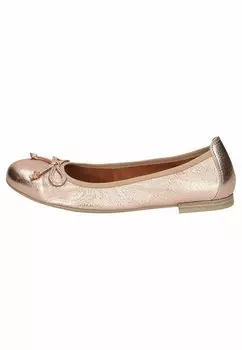 Классические балетки Caprice, цвет roseg.met.deer