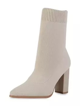 Классические ботильоны Van Hill Ankle Boots Anna, бежевый