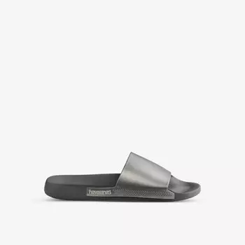 Классические металлические резиновые слайдеры Havaianas, серый