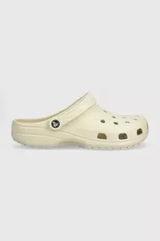 Классические шлепанцы Crocs, бежевый