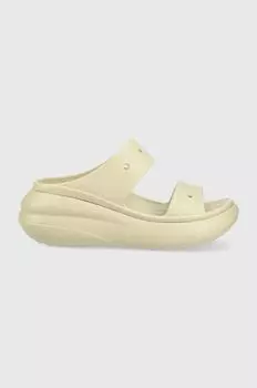 Классические шлепанцы Crush Sandal Crocs, бежевый