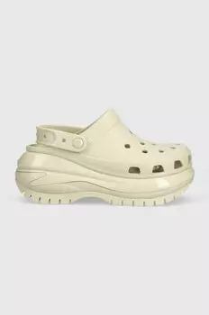 Классические шлепанцы Mega Crush Crocs, бежевый