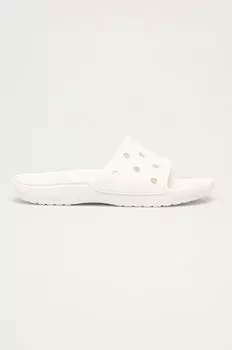 Классические шлепанцы Slide. Crocs, белый