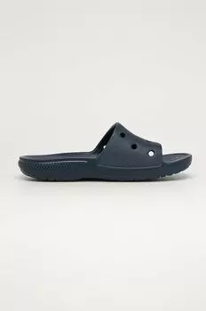 Классические шлепанцы Slide Crocs, темно-синий