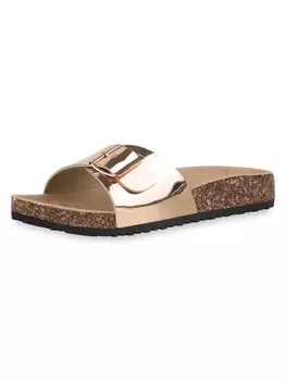Классические слипоны Van Hill Mules Anneliese, цвет rose gold