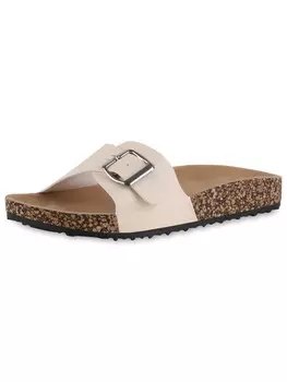 Классические слипоны Van Hill Mules Anthea, бежевый