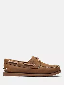 Топсайдеры кожаные Timberland, коричневый