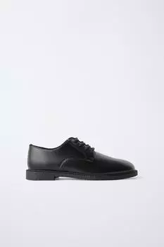 Классические туфли-дерби ZARA, черный