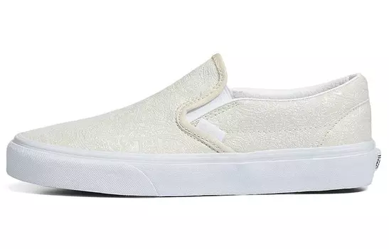Классические туфли-лодочки «Princess Paisley - Bone White» Vans